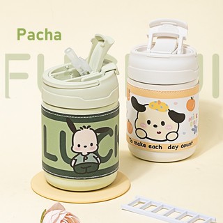 Cốc giữ nhiệt ly bằng inox 304 kèm ống hút tiện lợi/ dung tích 500ml