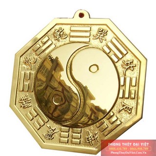 Gương bát quái âm dương đồng nguyên chất 22 cm – Hút tài lộc, may mắn