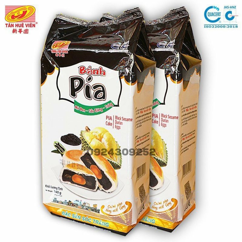 Bánh pía Mè đen 540g