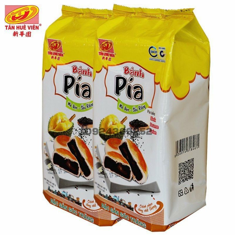 Bánh Pía Chay Mè đen Tân Huê Viên (400G)