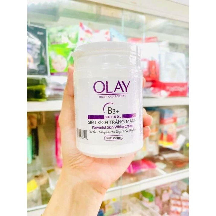 Kem Body Siêu Kích Trắng Olay 250g