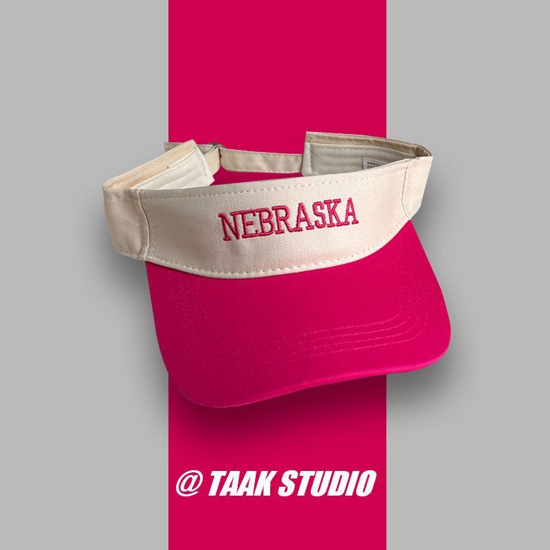 Mũ Lưỡi Trai Nửa Đầu Chống Nắng Thêu Chữ Thời Trang Mùa Hè Cho Nữ