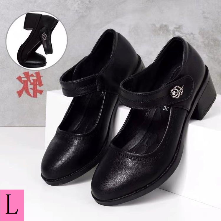 Giày Da Mềm Đế Mềm Thời Trang 2023 Cho Phụ Nữ Trung Niên