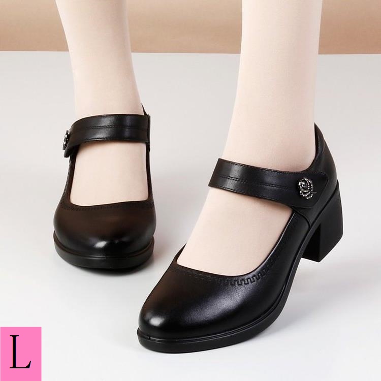 Giày Da Mềm Đế Mềm Thời Trang 2023 Cho Phụ Nữ Trung Niên