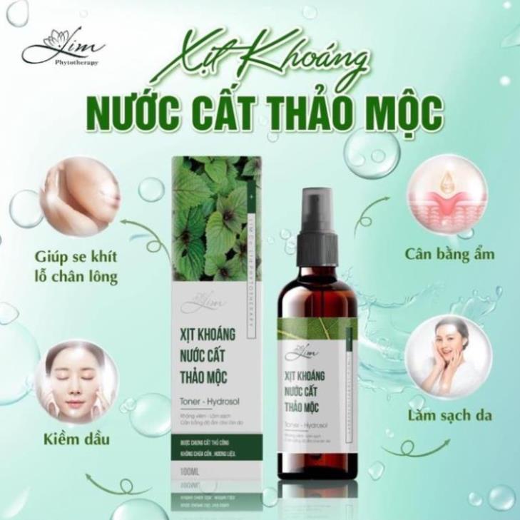 Xịt Khoáng Nước Cất Thảo Mộc Lim Farm&Food 100ml | BigBuy360 - bigbuy360.vn