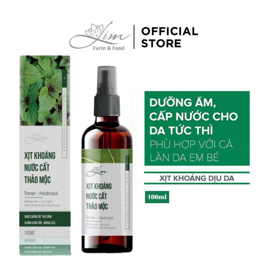 Xịt Khoáng Nước Cất Thảo Mộc Lim Farm&Food 100ml | BigBuy360 - bigbuy360.vn