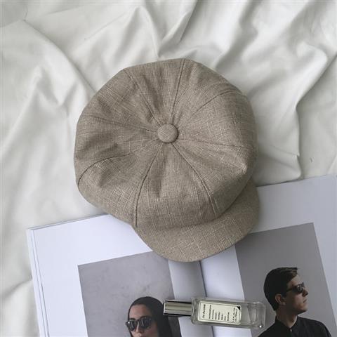 Mũ beret Vải cotton Phong Cách Hàn Quốc Cổ Điển Thời Trang Xuân Hè Cho Nữ