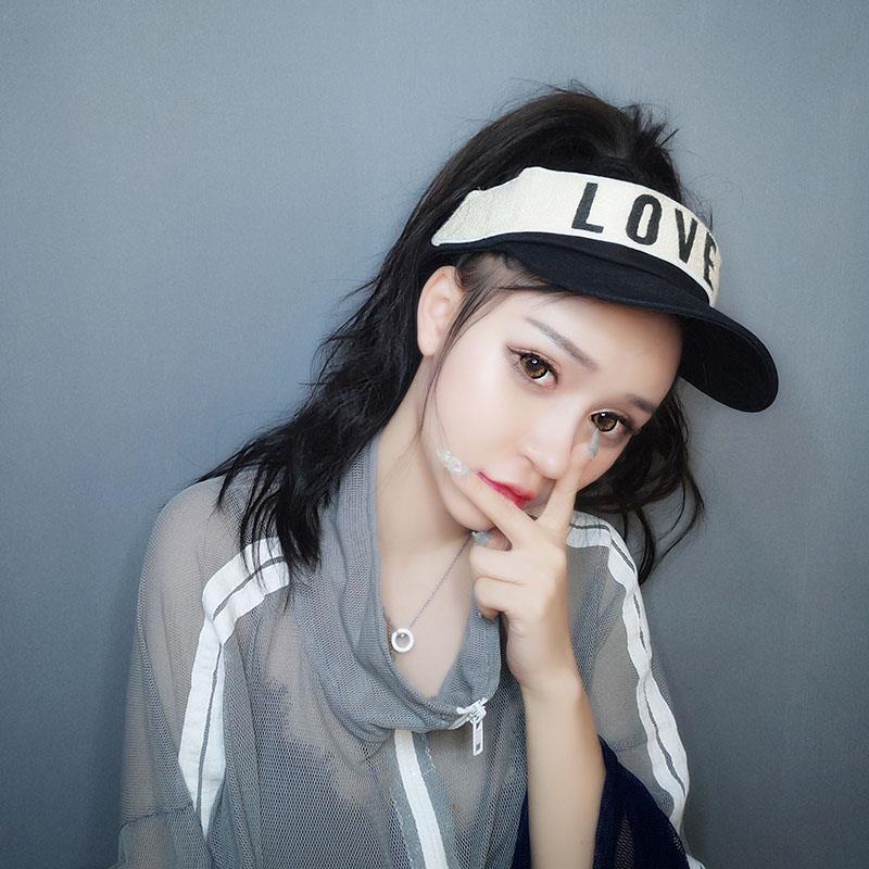 Mũ Lưỡi Trai Nửa Đầu Chống Nắng Hở Chóp Thời Trang Đường Phố ins Cho Nữ