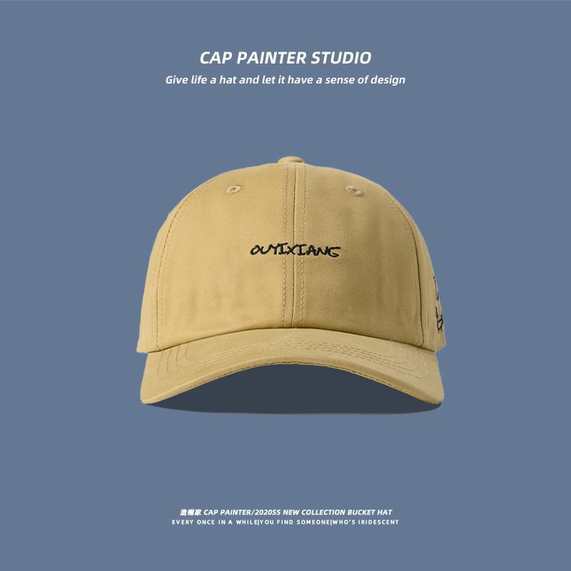 Mũ Lưỡi Trai Thêu Chữ Phong Cách Hàn Quốc Cá Tính Cho Nam