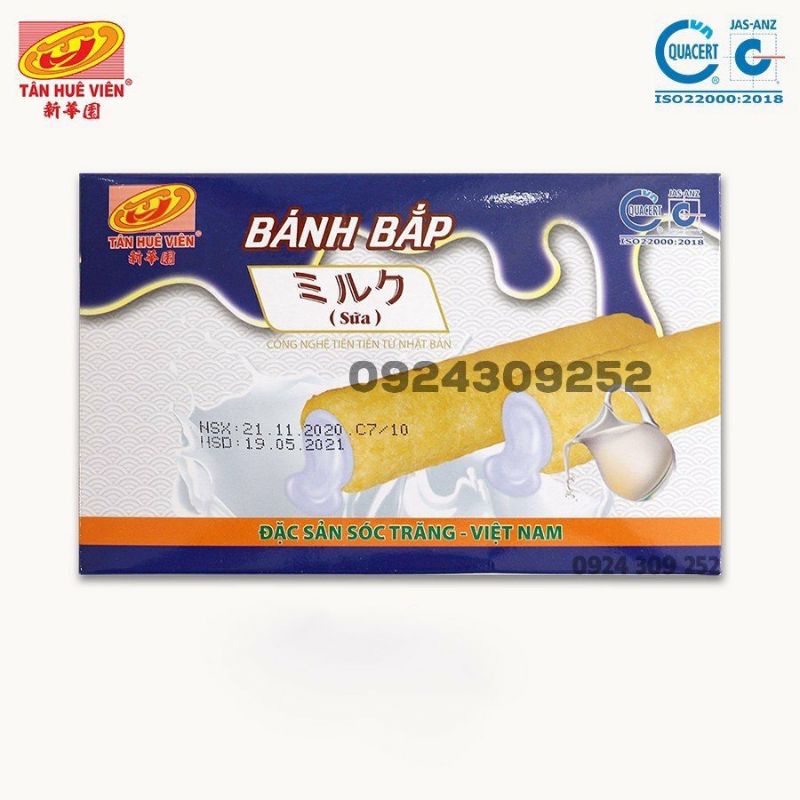 Bánh bắp sữa Tân Huê Viên