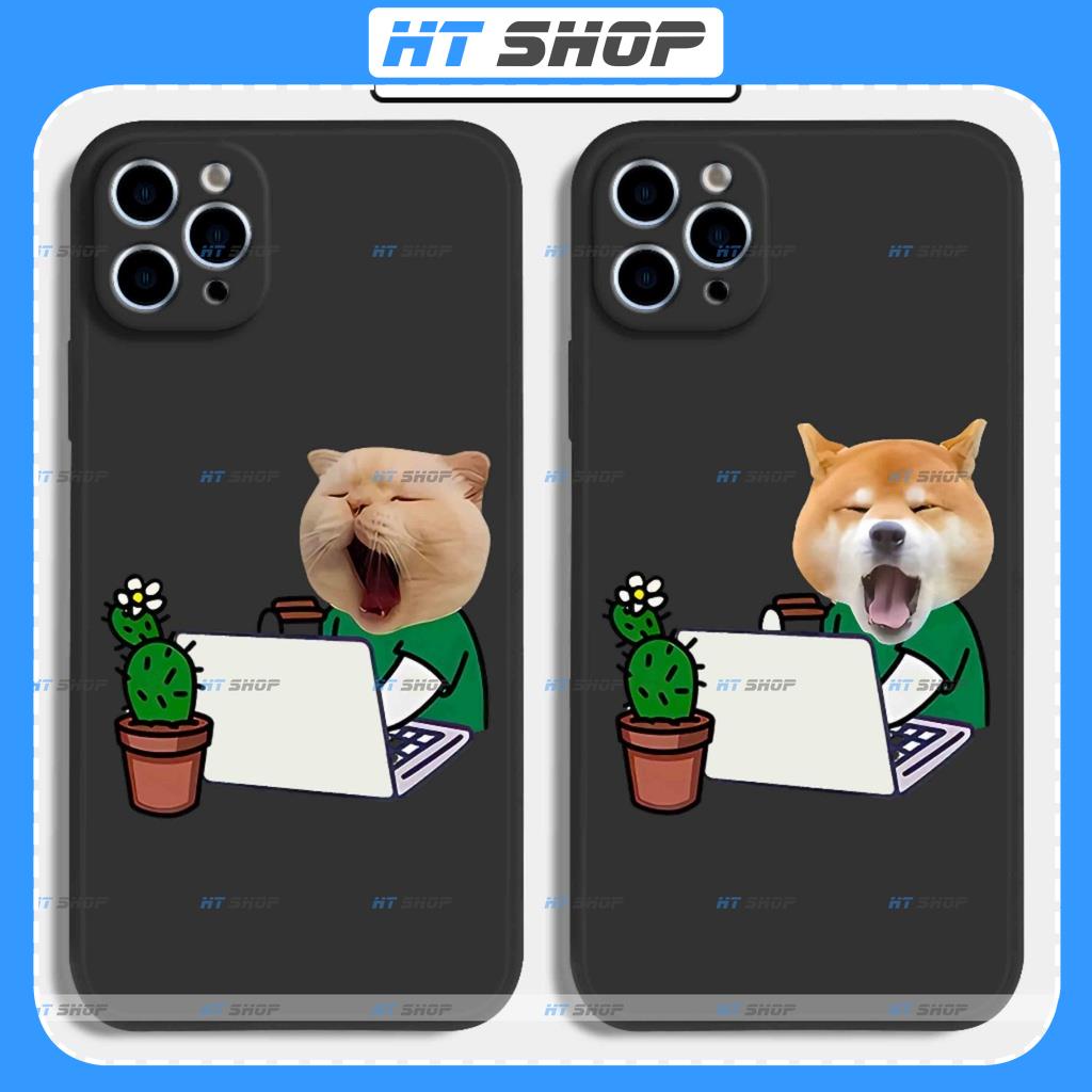 Ốp lưng iphone cặp đôi hoạt hình độc lạ chó mèo ngộ nghĩnh dễ thương đẹp cho ip 6/6s/7/8/X/XS/11/12/13/14 Pro Plus Max