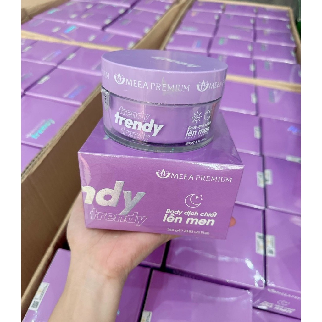Kem Body Trendy- MEEA Premium dưỡng trắng da chính hãng