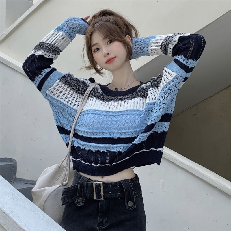 Jiashucheng Áo Sweater Tay Dài Phong Cách Mới Mùa Xuân Sang Trọng Đẹp Mắt Cho Nữ