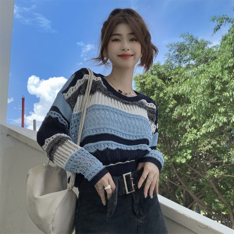 Jiashucheng Áo Sweater Tay Dài Phong Cách Mới Mùa Xuân Sang Trọng Đẹp Mắt Cho Nữ