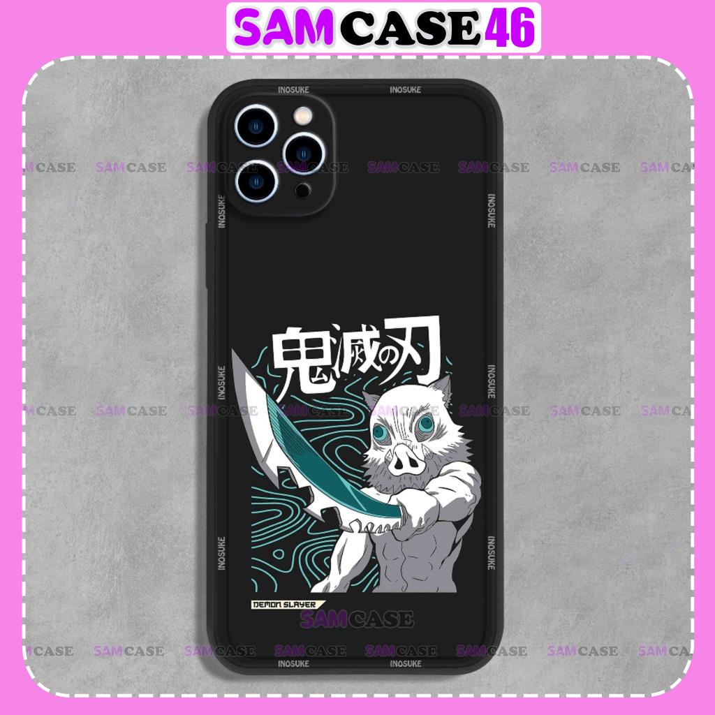 Ốp lưng iphone anime chuyện tranh in hình inosuke cạnh vuông silicon dẻo bvc ip 6/6s/7/8/X/XS/11/12/13/14 Pro Plus Max