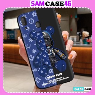 Ốp lưng Samsung Galaxy M20 mẫu Bearobot - Samcase