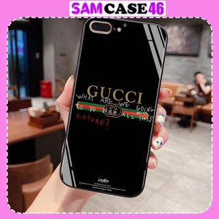 Ốp kính iphone 7 Plus in hình Gucci - Samcase