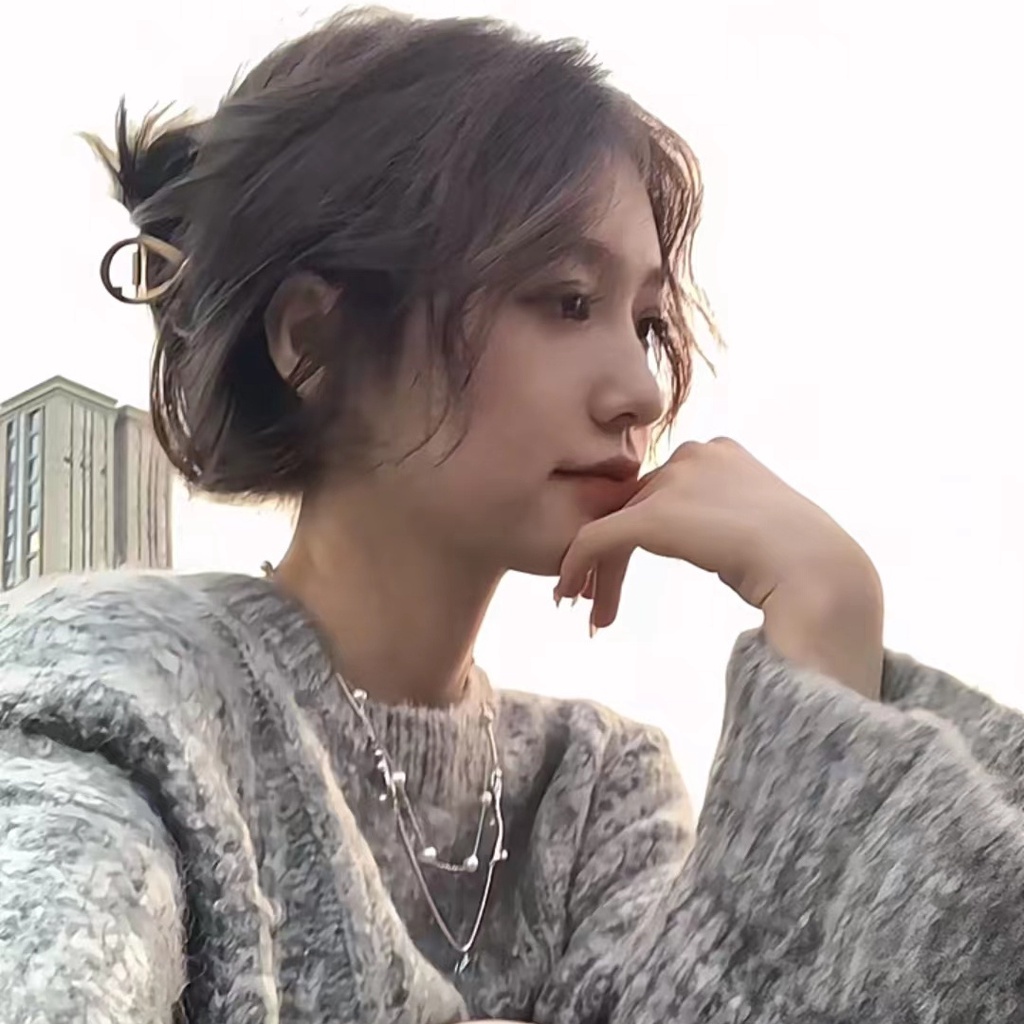 Jiashucheng Áo Sweater Cổ Tròn Dáng Rộng Dày Dặn Ấm Áp Theo Phong Cách Thu Đông Dành Cho Nữ