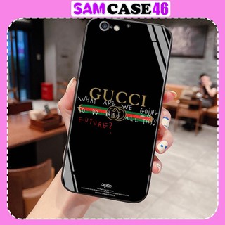 Ốp kính iphone 6s in hình Gucci - Samcase