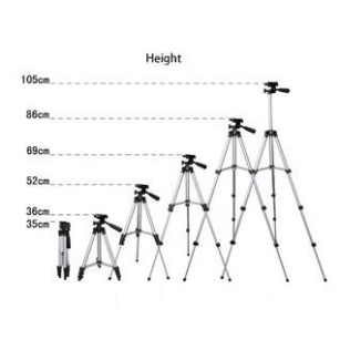 Giá Đỡ Điện Thoại Livestream - Gậy Tripod 3 Chân Kèm Kẹp 3110 .