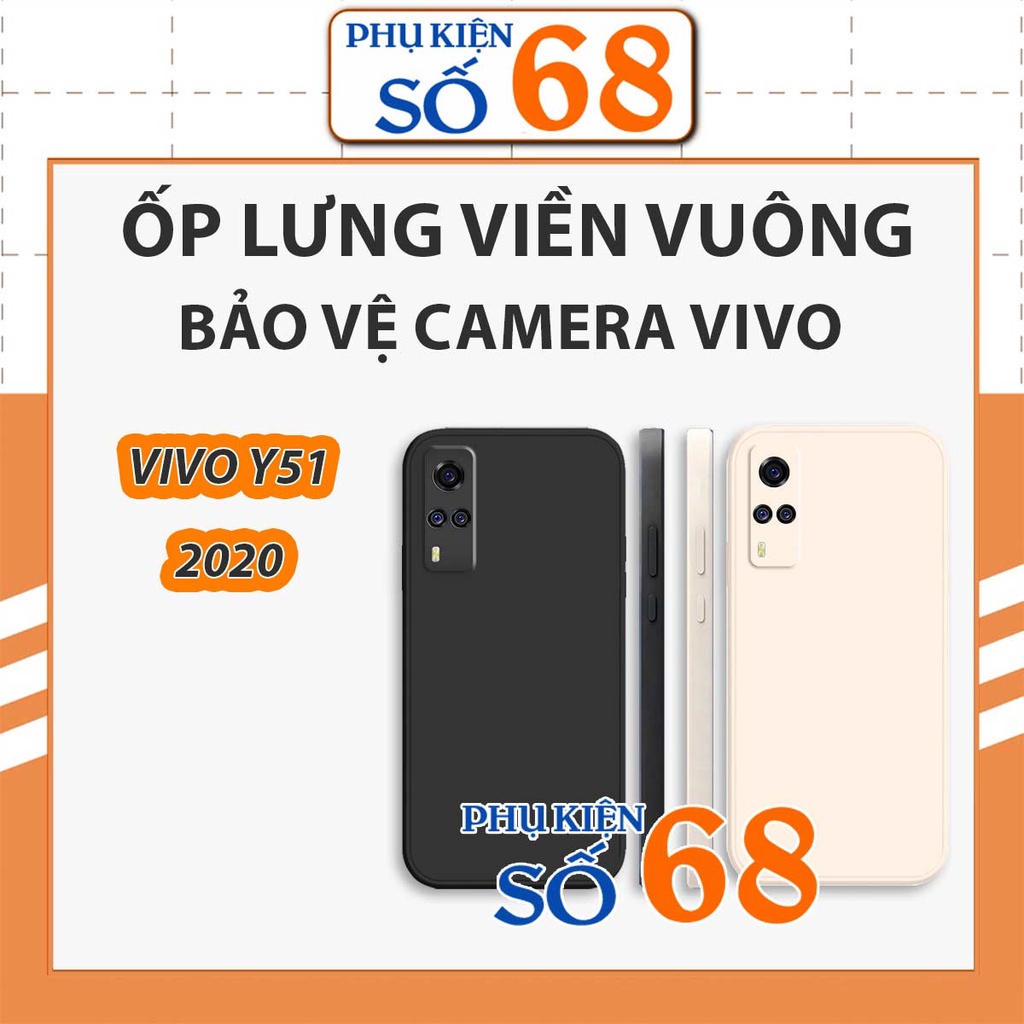 Ốp silicon dẻo Vivo Y51 2020 TPU cao cấp chống va đập, bảo vệ camera