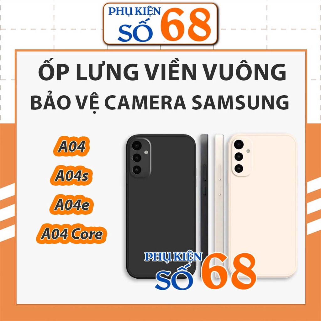 Ốp silicon dẻo Samsung A04 / A04s / A04e / A04 Core TPU cao cấp chống va đập, bảo vệ camera