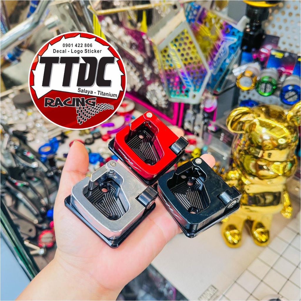 Móc treo giỏ đồ nhôm cnc xe Sh Vario Click Scoopy 🚗✌🏻