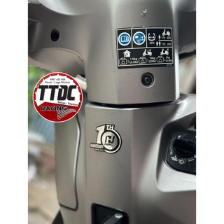 [ Giá 1 cái ] Tem H2C Anniversary sticker logo nổi 3d 🚗✌🏻