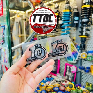[ Giá 1 cái ] Tem H2C Anniversary sticker logo nổi 3d 🚗✌🏻