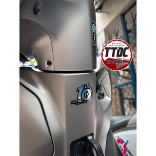[ Giá 1 cái ] Tem H2C Anniversary sticker logo nổi 3d 🚗✌🏻