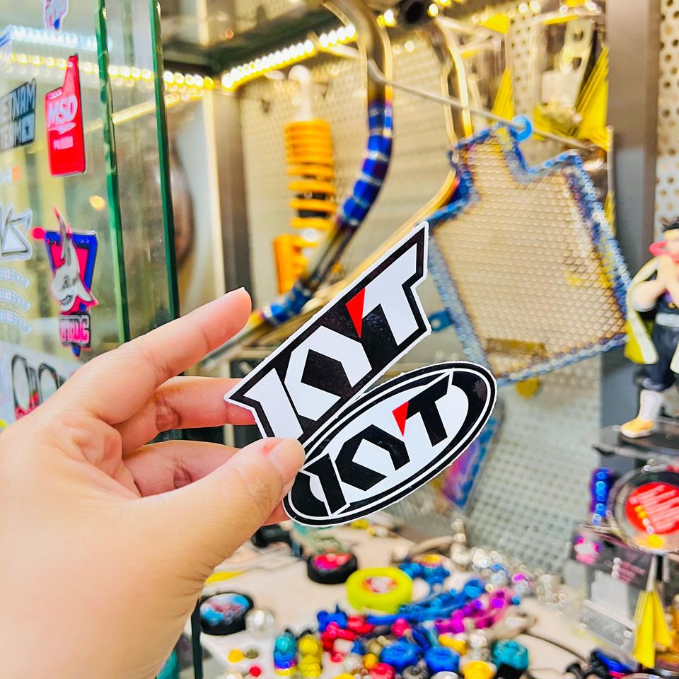 Logo KYT Sticker cực đẹp