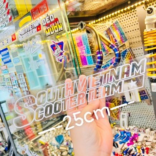 Tem Decal Phản Quang 3M 25cm 🇻🇳🇻🇳