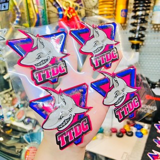 Tem Sticker nổi 3D Phản Quang TTDC DECAL ✌🏻🚗🇻🇳
