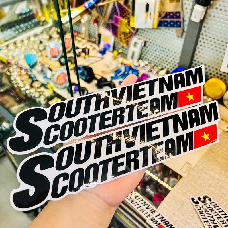 Tem Decal Logo Sticker 15cm In Trong Suốt ✌🏻🚗