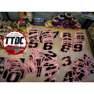Tem Logo Sticker Số thứ tự 🚗🇹🇭✌🏻