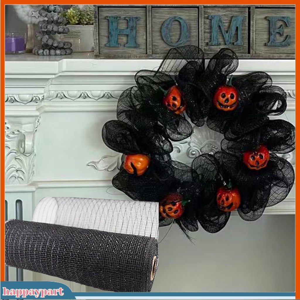 Lưới ruy băng trang trí giáng sinh có thể tái sử dụng DIY