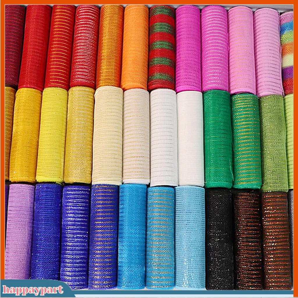 Lưới ruy băng trang trí giáng sinh có thể tái sử dụng DIY