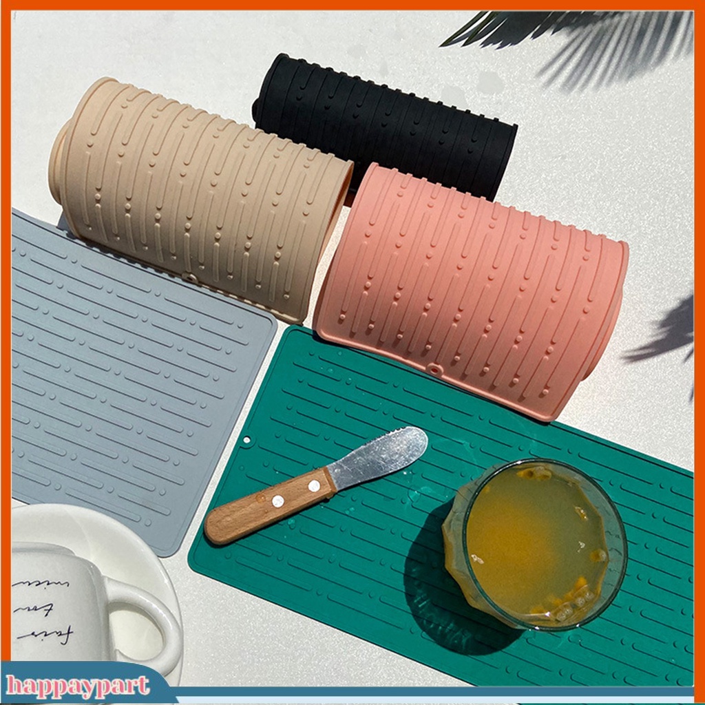 Thảm Silicone Phơi Khô Chén Đĩa Đa Năng Chống Thấm Nước