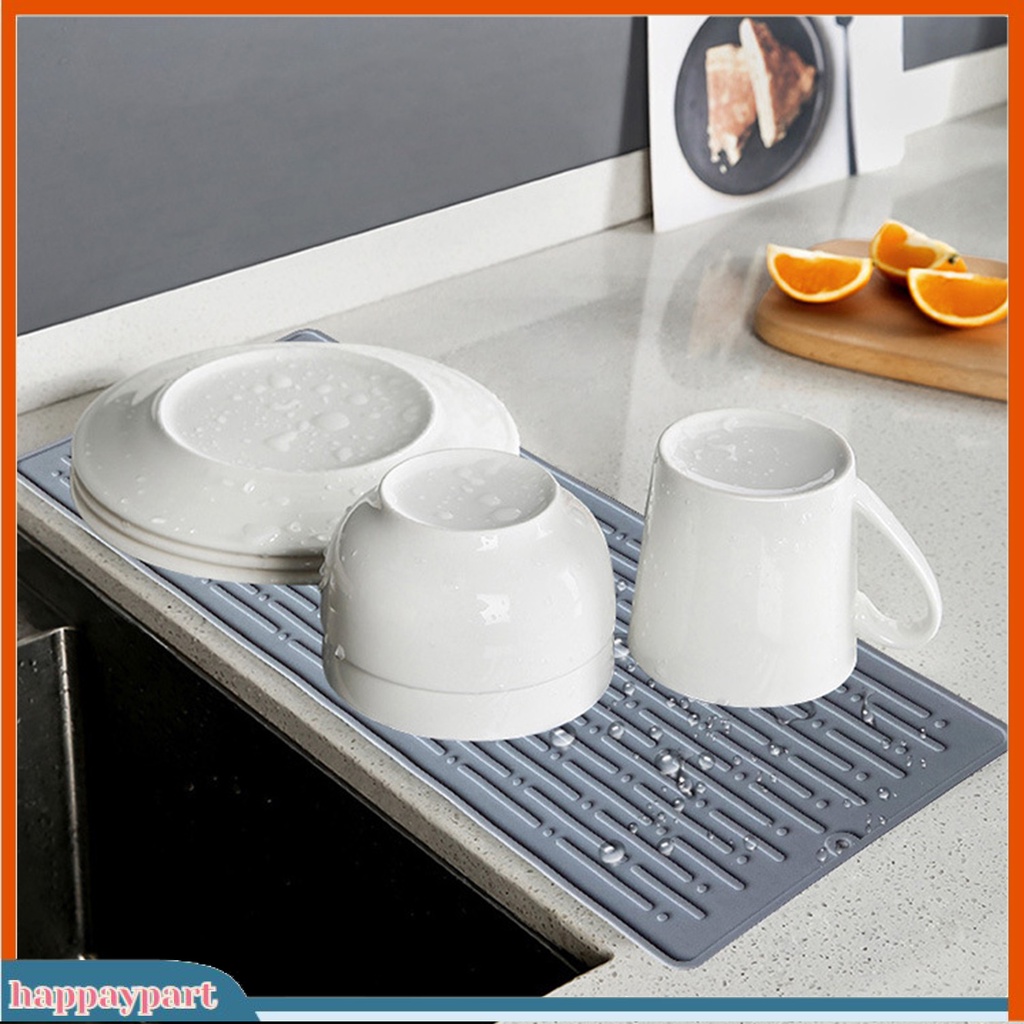 Thảm Silicone Phơi Khô Chén Đĩa Đa Năng Chống Thấm Nước