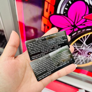 Tem thông số chính hãng lead