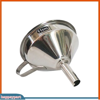 (happaypart) Phễu Rót Chất Lỏng Bằng Thép Không Gỉ 11 / 13 / 15cm