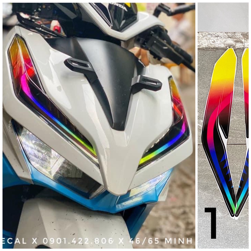 Decal Dán Đèn Demi Vario 2018-2021