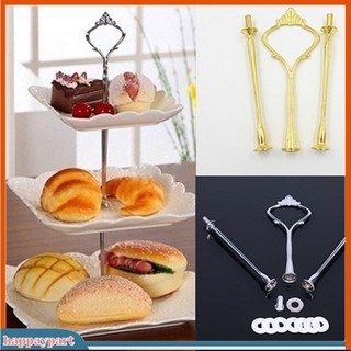 (happaypart) Kệ trưng bày bánh kem 3 tầng thiết kế kiểu vương miện trang trí bàn đám cưới