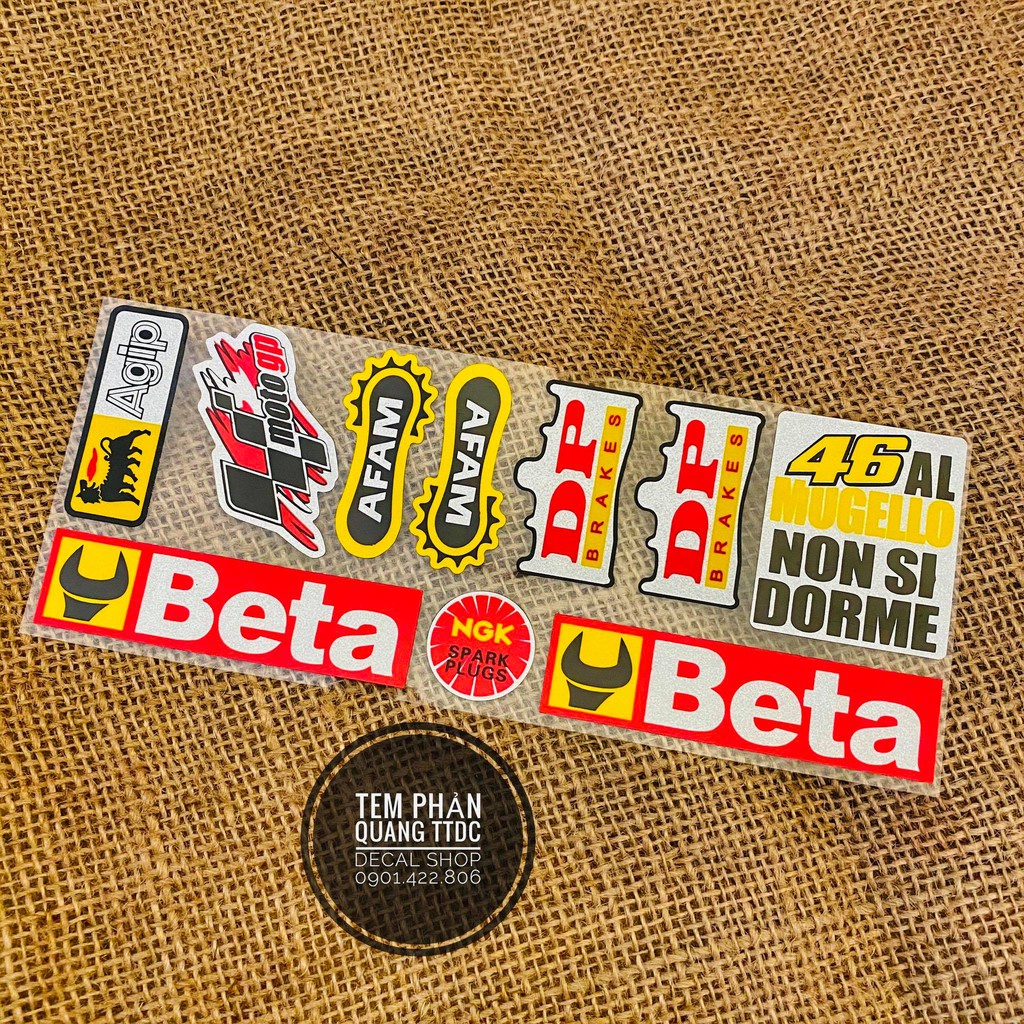 Set Tem Phản Quang 3M