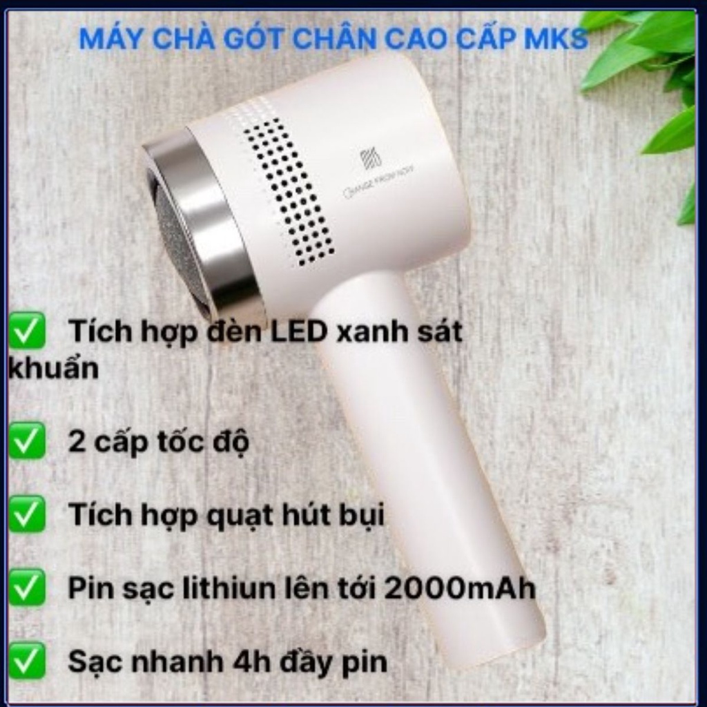 Máy Chà Gót Chân, Máy Mài Gót Chân Tẩy Da Chết, Loại Bỏ Da Chai Sạn Cao Cấp