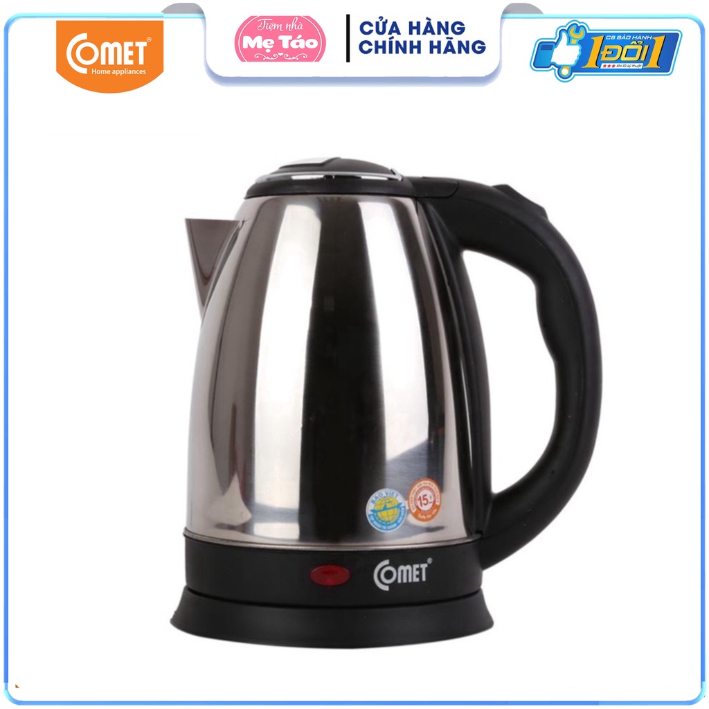 Bình đun siêu tốc Comet CM8215 1.5L - Hàng Chính Hãng Bảo Hành 12 Tháng