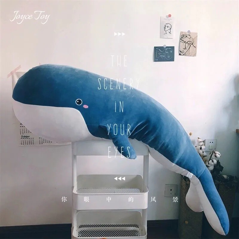 Búp bê cá heo dễ thương AIXINI, vải mềm, thoải mái khi ngủ và ôm đối với phụ nữ 50/80/100/120cm.