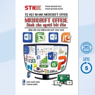 Sách - tự học nhanh microsoft office - microsoft office dành cho người bắt đầu - stk
