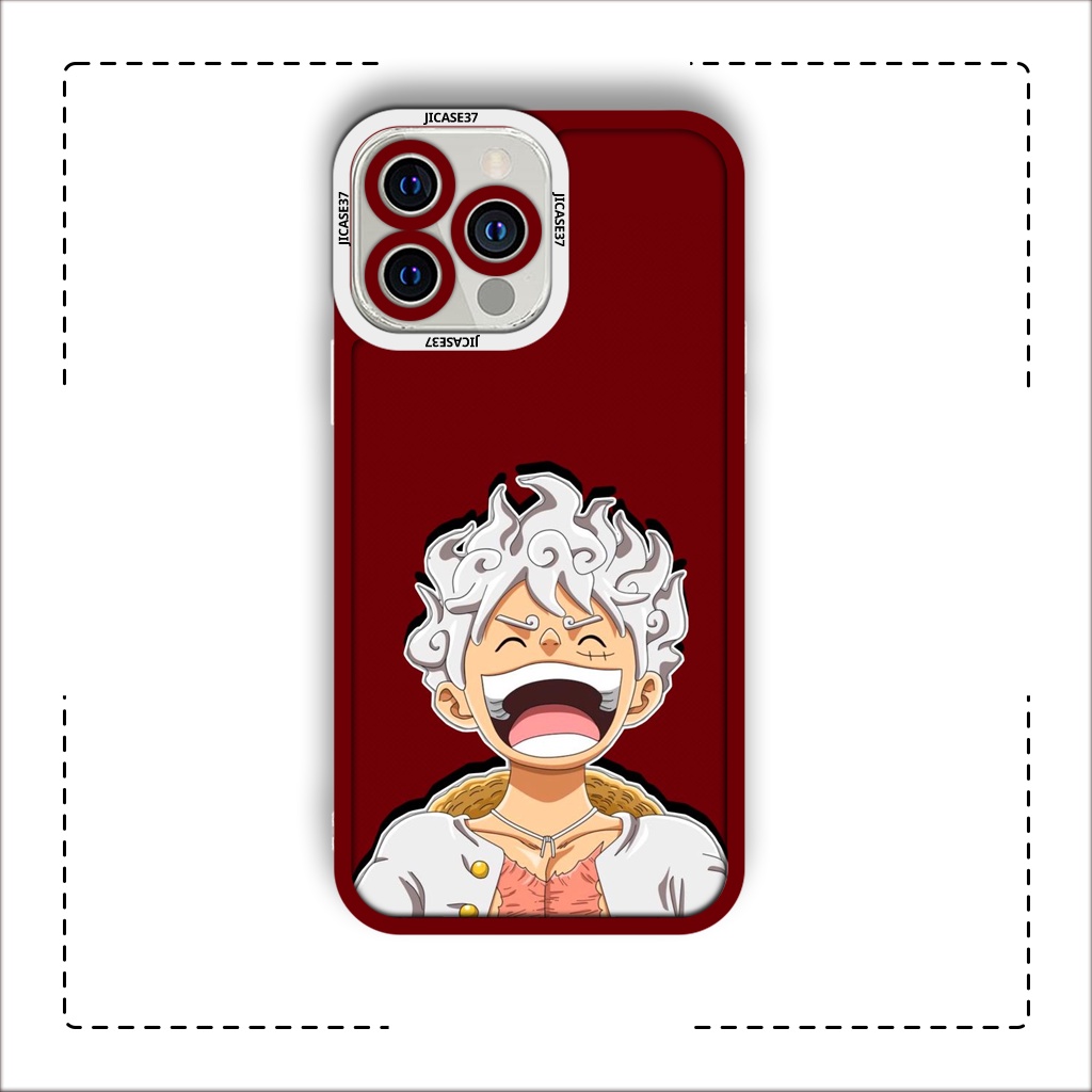 Ốp lưng iphone cạnh vuông JM Case One Piece Gear 5 Luffy 6plus/6s/6splus/7/7plus/8/8plus/x/xs/11/12/pro/max/plus/promax