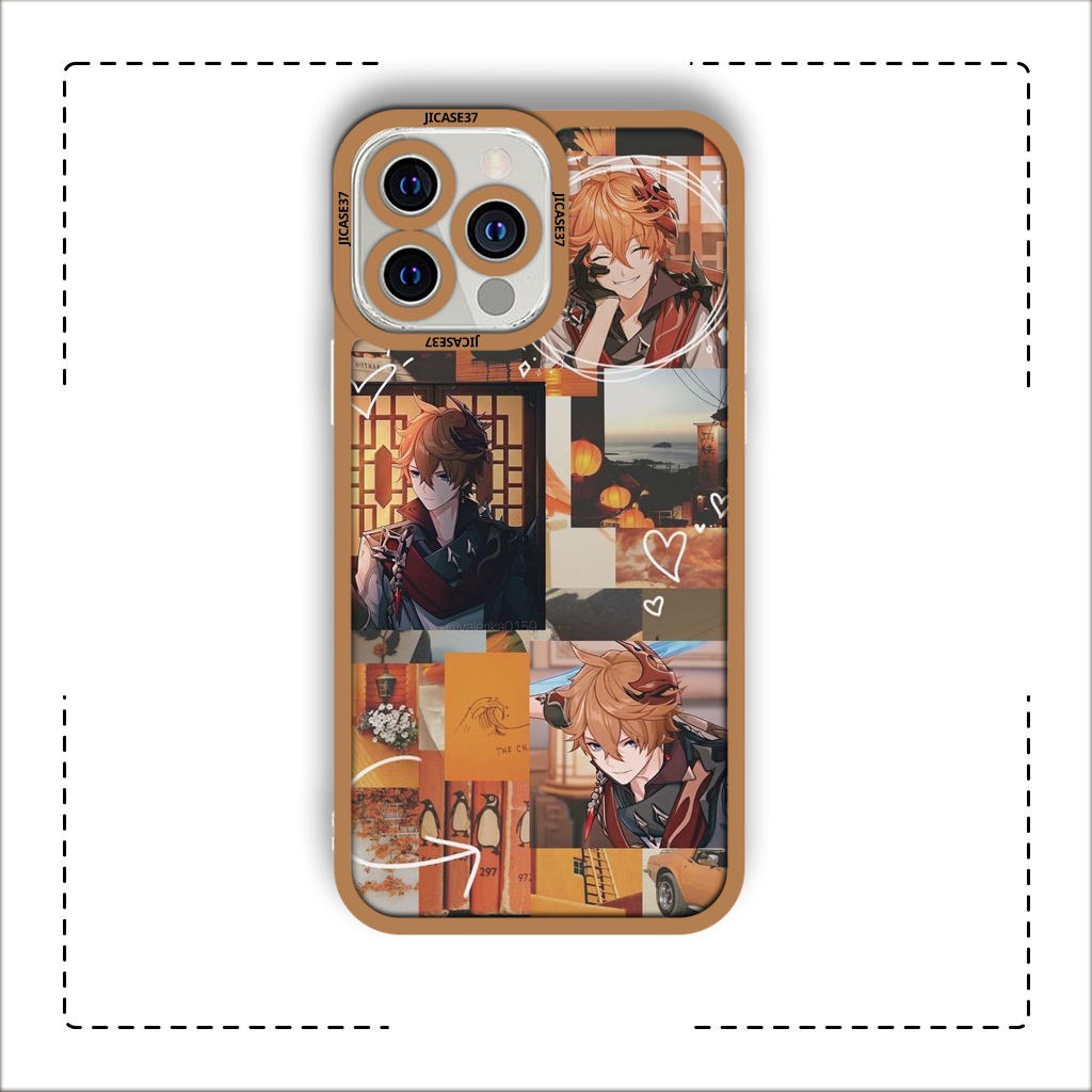 Ốp lưng iphone cạnh vuông JM CASE Genshin Impact nhân vật game Tartaglia 6/6pl/6s/6spl/7/7pl/8/8pl/x/xs/11/12/13/pro/max